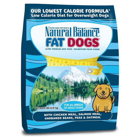 Natural Balance Pet Foods Ultra Fat Dogs Low Calorie Dry Dog Food Chicken & Salmon 1ea/15 lb