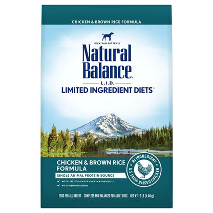 Natural Balance Pet Foods Limited Ingredient Dry Dog Food Chicken & Brown Rice