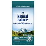 Natural Balance Pet Foods Limited Ingredient Dry Dog Food Chicken & Brown Rice