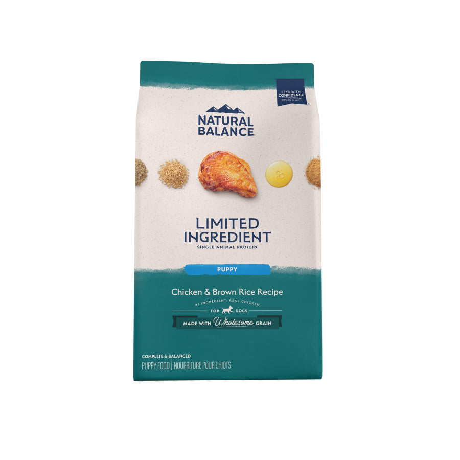 Natural Balance Pet Foods Limited Ingredient Puppy Dry Dog Food Chicken & Brown Rice