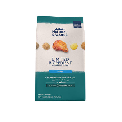 Natural Balance Pet Foods Limited Ingredient Puppy Dry Dog Food Chicken & Brown Rice