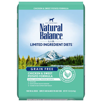 Natural Balance Pet Foods Limited Ingredient Grain Free Dry Dog Food Chicken & Sweet Potato