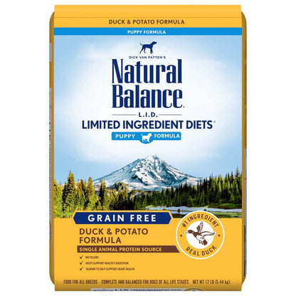 Natural Balance Pet Foods Limited Ingredient Reserve Grain Free Puppy Dry Dog Food Duck & Potato