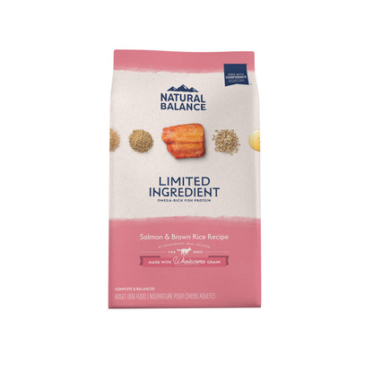Natural Balance Pet Foods Limited Ingredient Dry Dog Food Salmon & Brown Rice