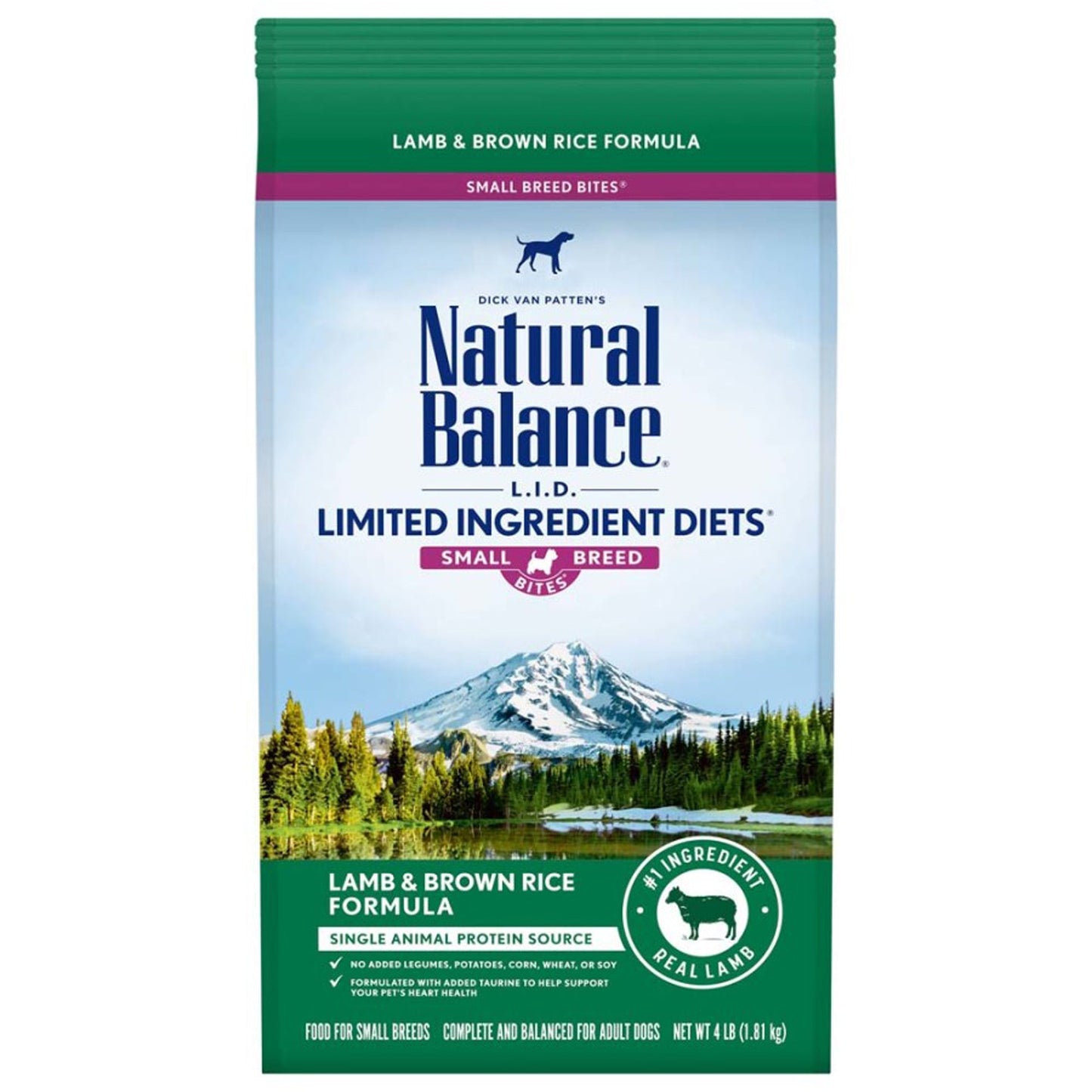 Natural Balance Pet Foods Limited Ingredient Small Breed Dry Dog Food Lamb & Brown Rice