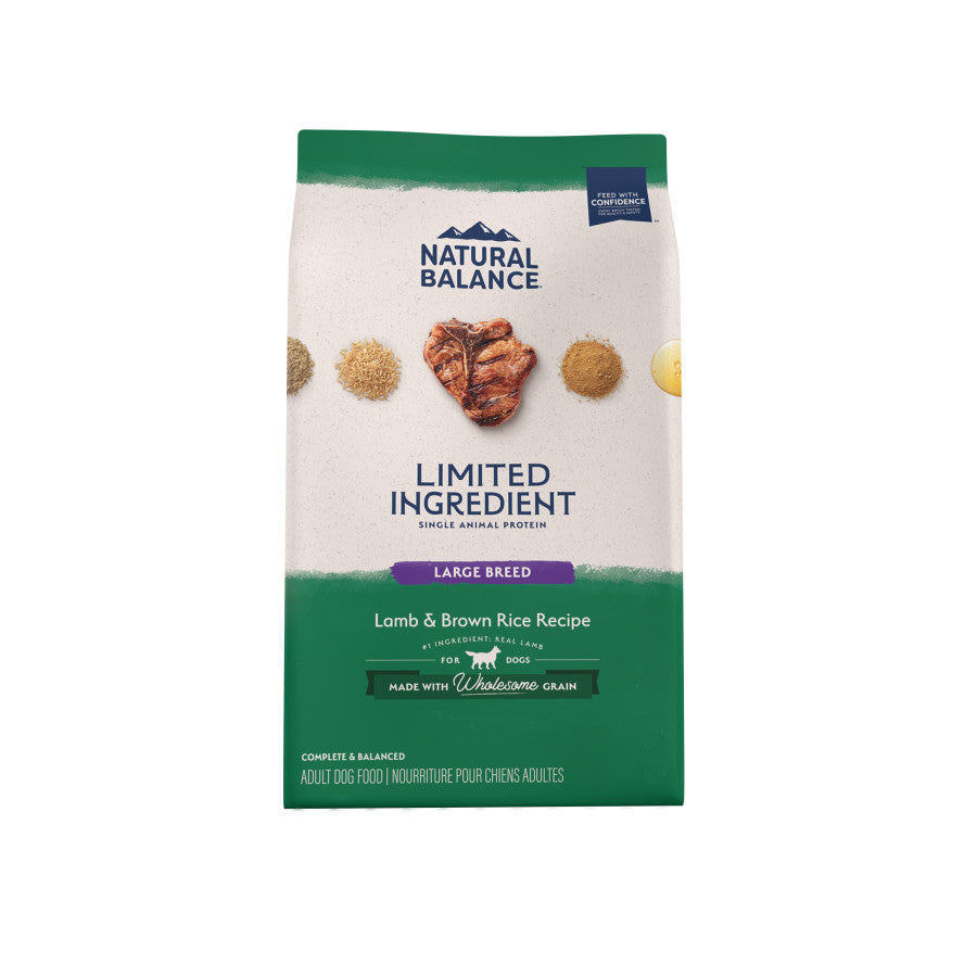 Natural Balance Pet Foods Limited Ingredient Large Breed Dry Dog Food Lamb & Brown Rice