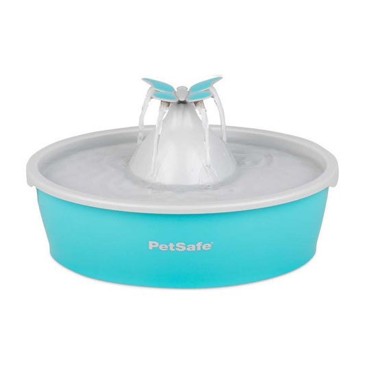 Drinkwell Butterfly Pet Fountain Blue 1ea