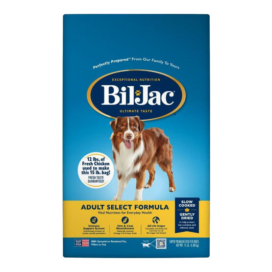 Bil-Jac Select Adult Dog Food Chicken Formula Premium Nutrition for Adult Dogs
