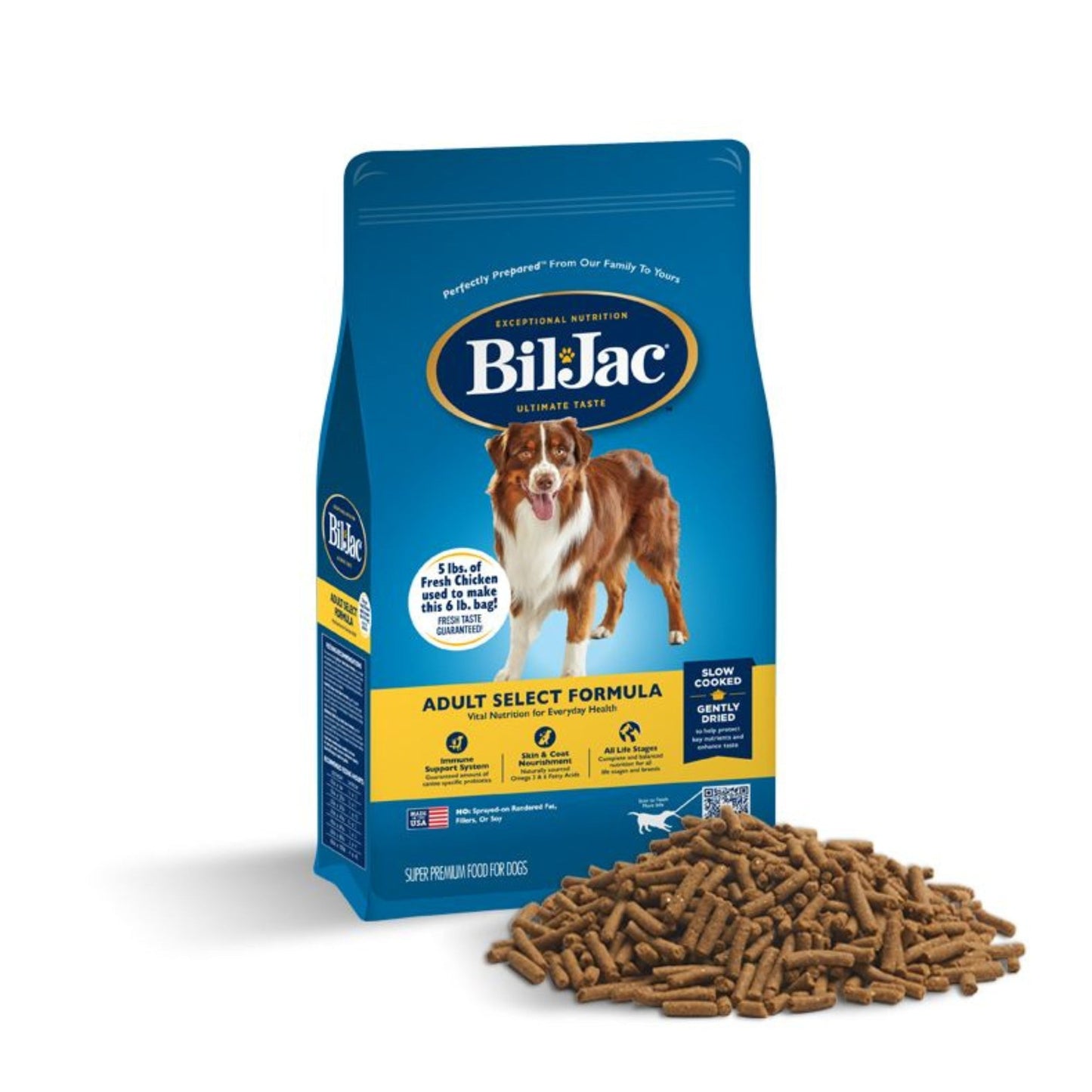 Bil-Jac Select Adult Dog Food Chicken Formula Premium Nutrition for Adult Dogs