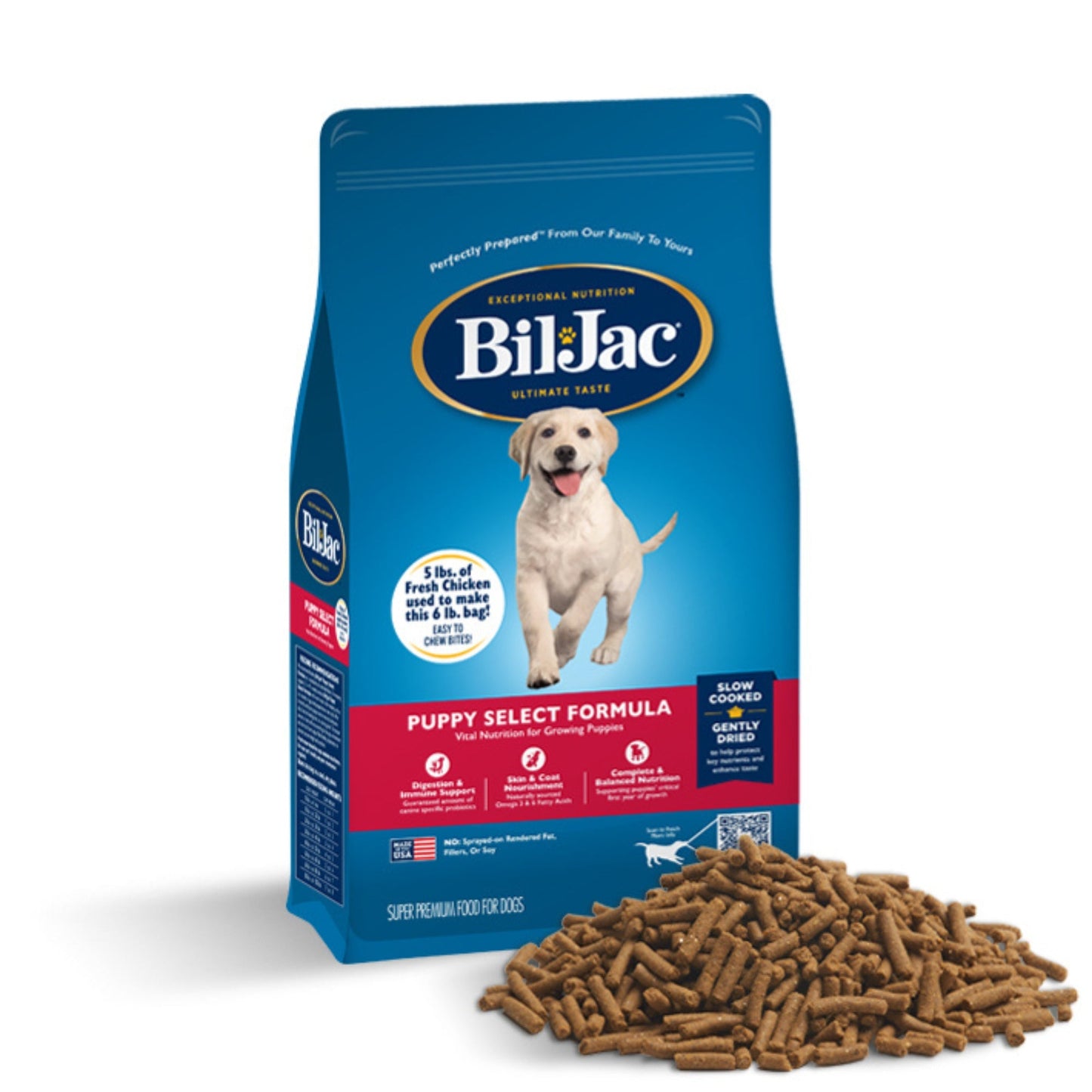 Bil-Jac Select Puppy Dog Food Chicken Formula High-Quality Nutrition for Growing Puppies