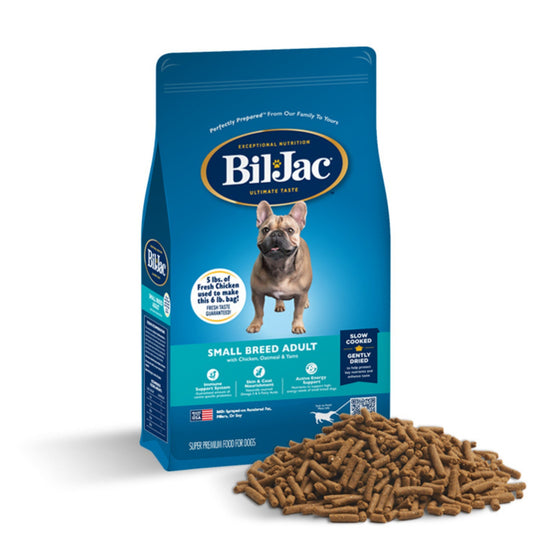 Bil-Jac Small Breed Adult Dog Food Chicken Formula for Healthy Growth and Nutrition