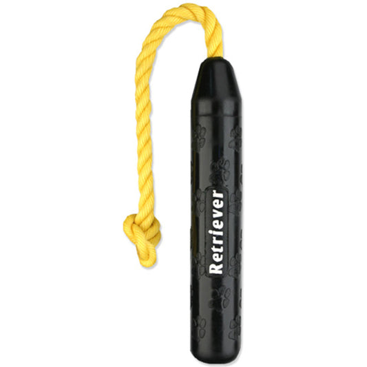 Mammoth Pet Products TireBiter Retriever w/Poly Rope Dog Toy Multi-Color 1ea/11 in