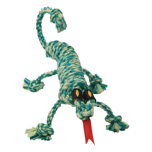 Mammoth Pet Products Rope Dog Toy Iguana Green 1ea/16 in, MD