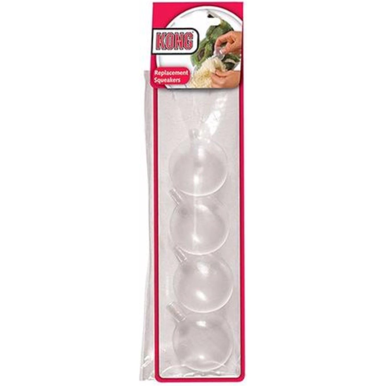 KONG Refill Dog Toy Squeakers 1ea/LG, 4 pk