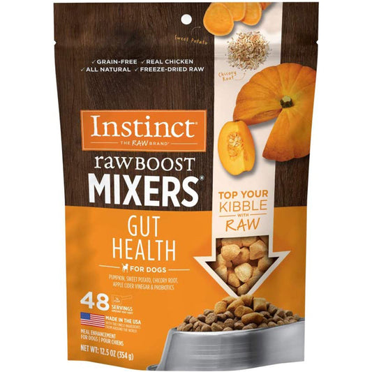 Natures Variety Dog Instinct Raw Boost Mixer Freeze Dried Gut Health 12.5oz