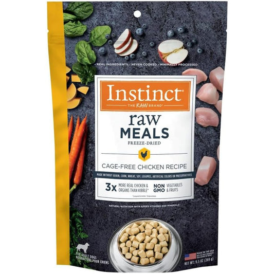 Natures Variety Dog Instinct Raw Meal Freezedried Chicken Cagefree