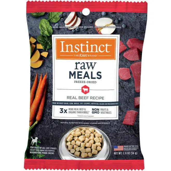 Natures Variety Dog Instinct Raw Meal Freezedried Real Beef