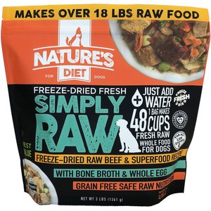 Natures Variety Raw Longevity D Freeze Dried Meals   1.5oz. Beef Adult (Case Of 24)