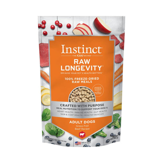 Natures Variety Raw Longevity D Freeze Dried Meals   9.5oz. Beef Adult