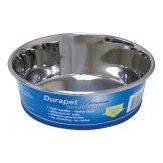 OurPets Rubber-Bonded Premium Stainless Steel Dog Bowl Silver 1ea