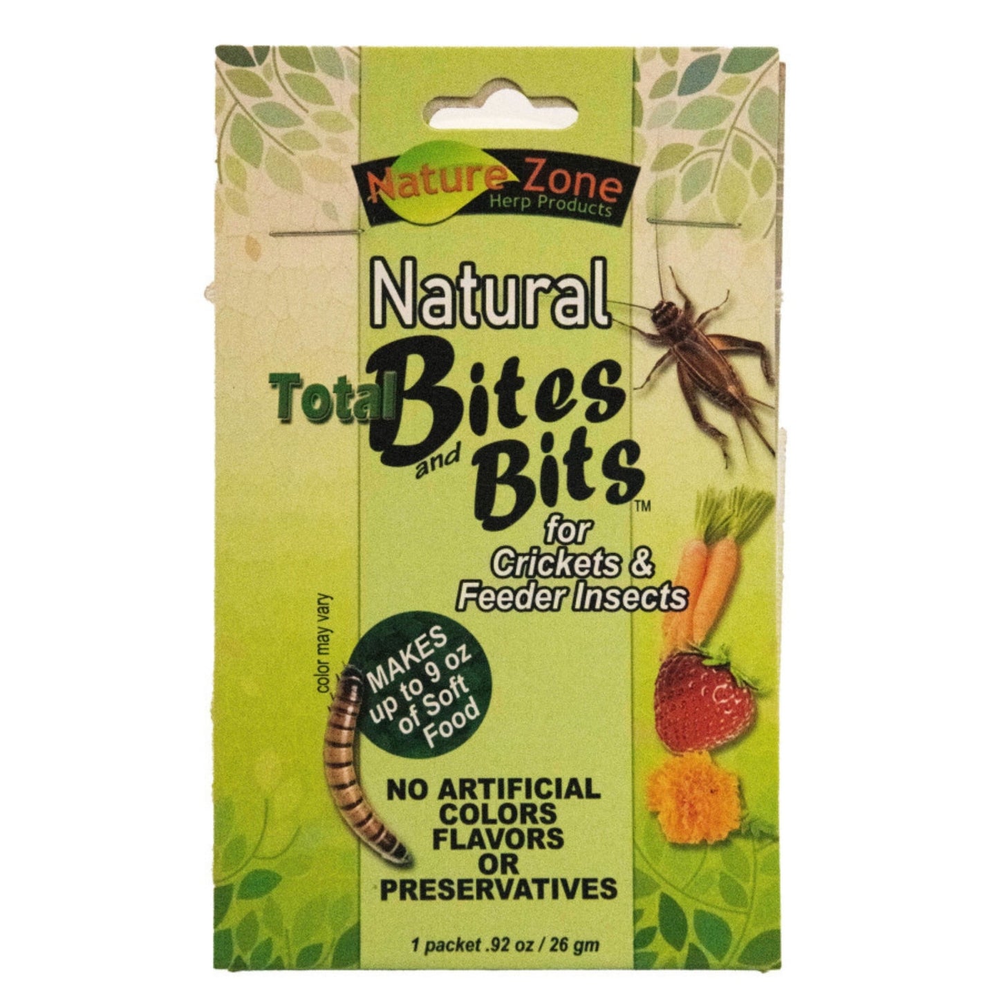 Nature Zone Natural Total Bites & Bits for Crickets & Feeder insects