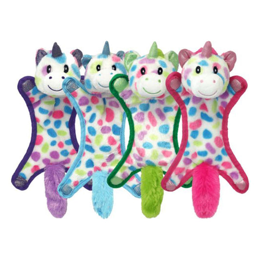 Multipet Ball-Head Unicorn Puppy Toy Assorted Size