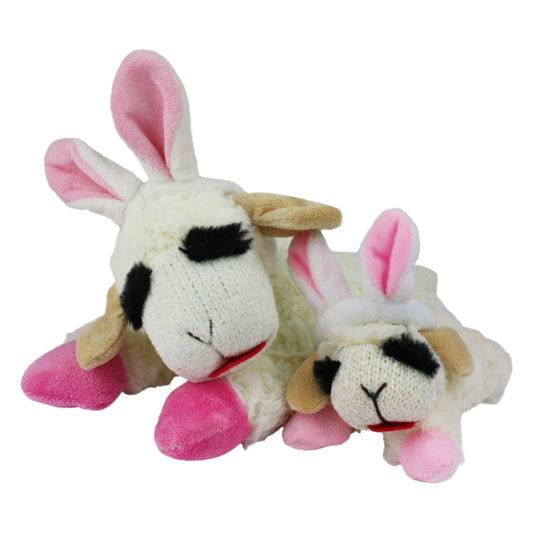 Multipet Lamb Chop Easter Plush Dog Toy – Durable and Soft Chew Toy for Pets