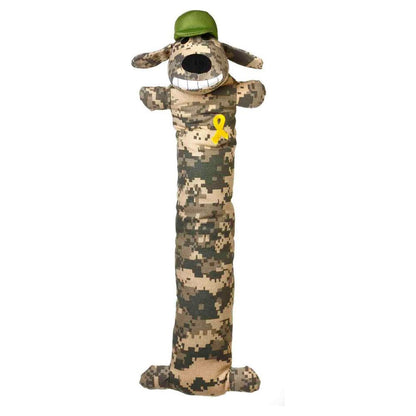 Multipet Loofa Support Our Troops Dog Toy Multi-Color 1ea/18 in