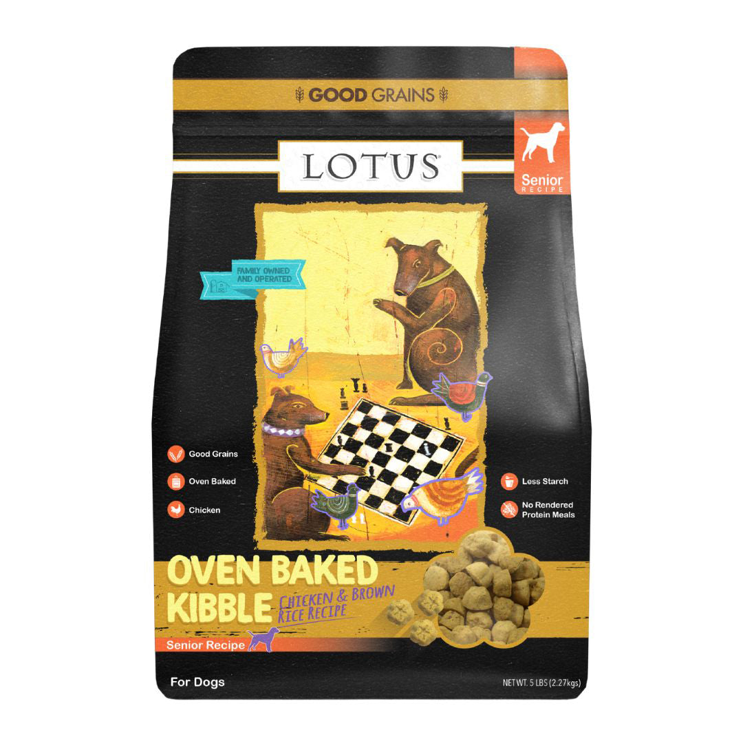 Lotus Dog Senior Chicken Formula Premium Nutrition for Older Dogs