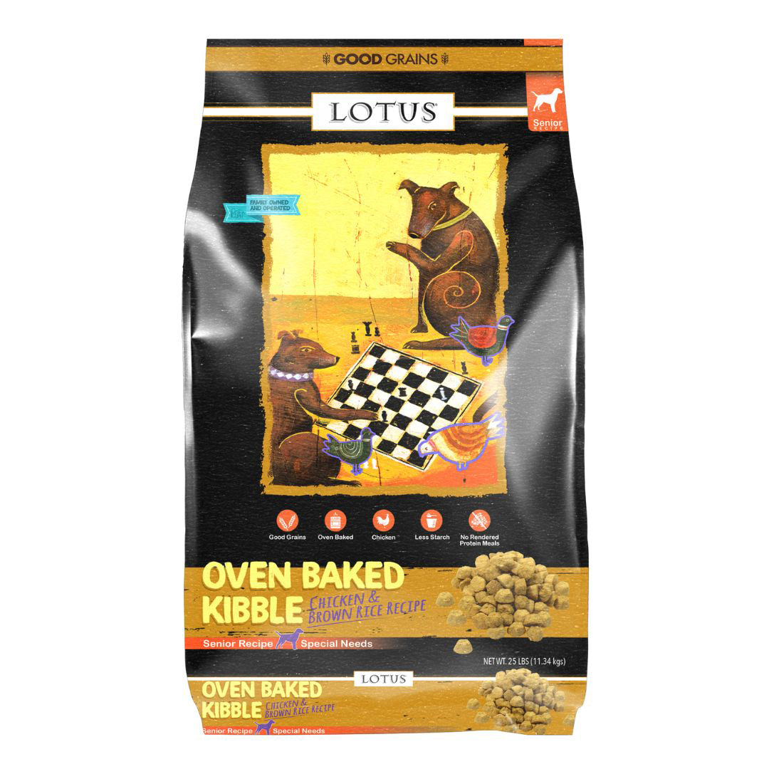 Lotus Dog Senior Chicken Formula Premium Nutrition for Older Dogs