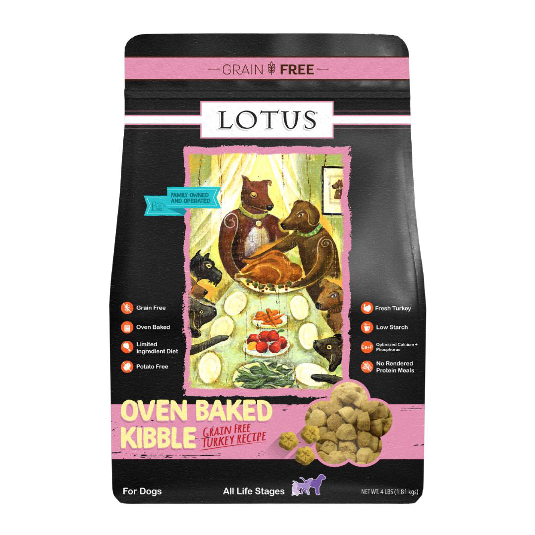 Lotus Dog Adult Grain Free Turkey Dog Food