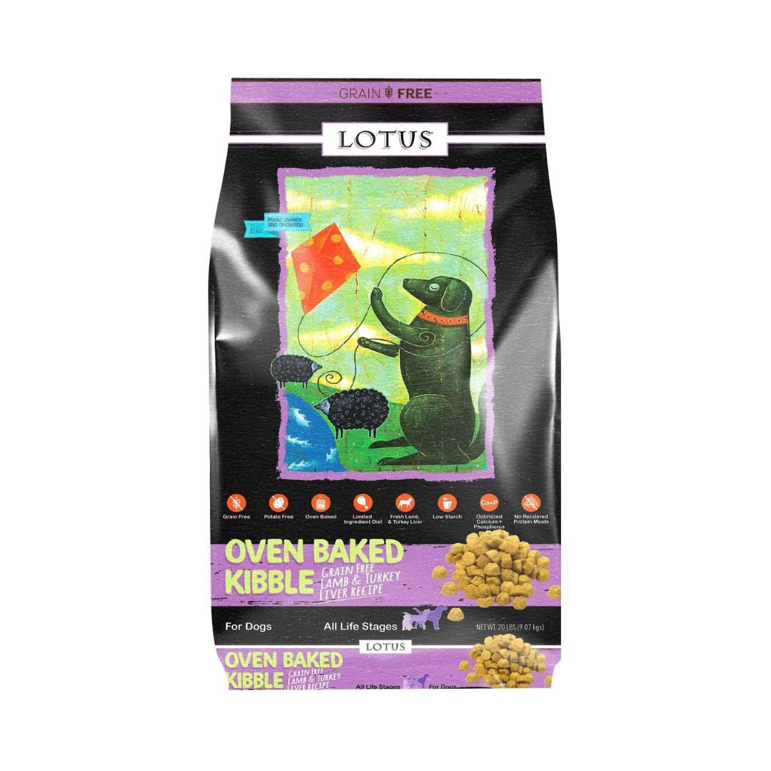 Lotus Dog Grain Free Lamb Turkey Small Bite with Liver Grain-Free Dog Food