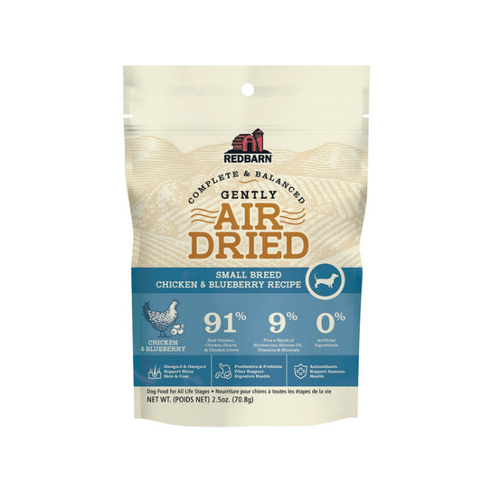 Redbarn Pet Products Air-Dried Small Breed Dog Food Chicken & Blueberry
