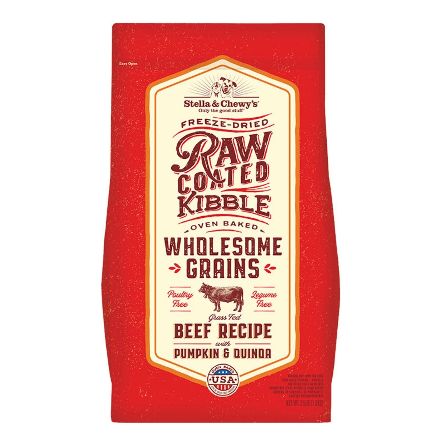 Stella & Chewy's Dog Wholesome Grain Raw Coated Beef