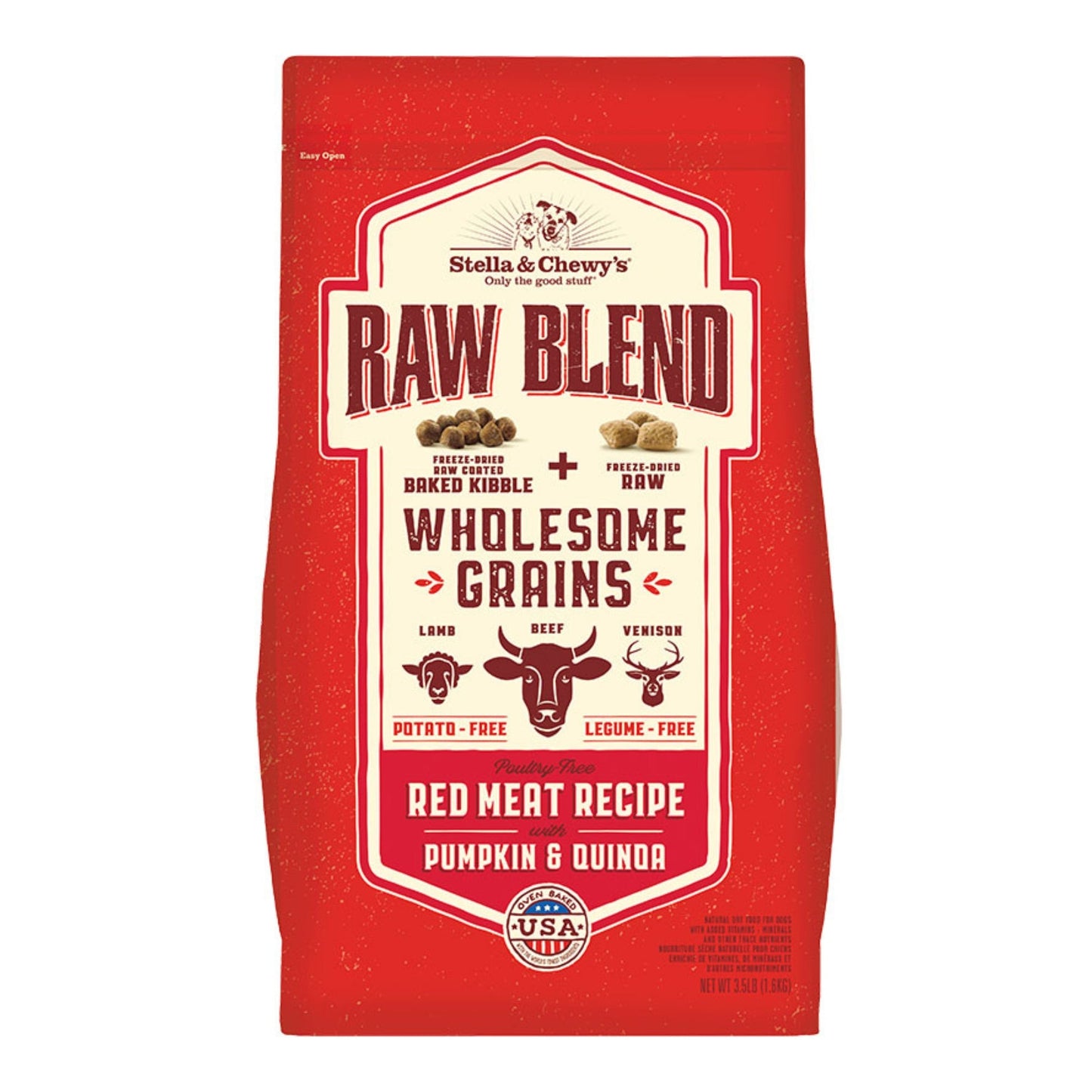 Stella & Chewy's Dog Raw Blend Wholesome Red Meat