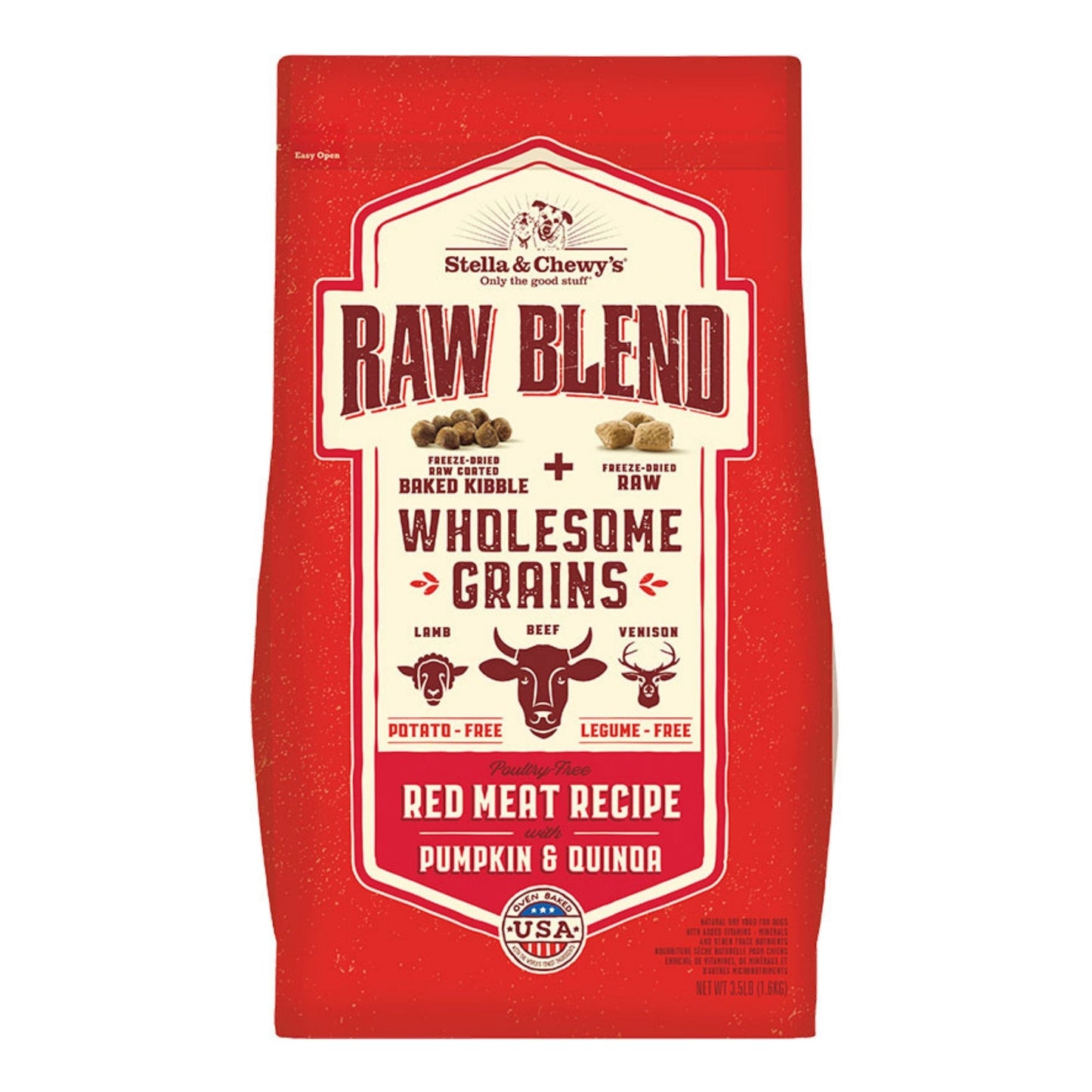 Stella & Chewy's Dog Raw Blend Wholesome Red Meat