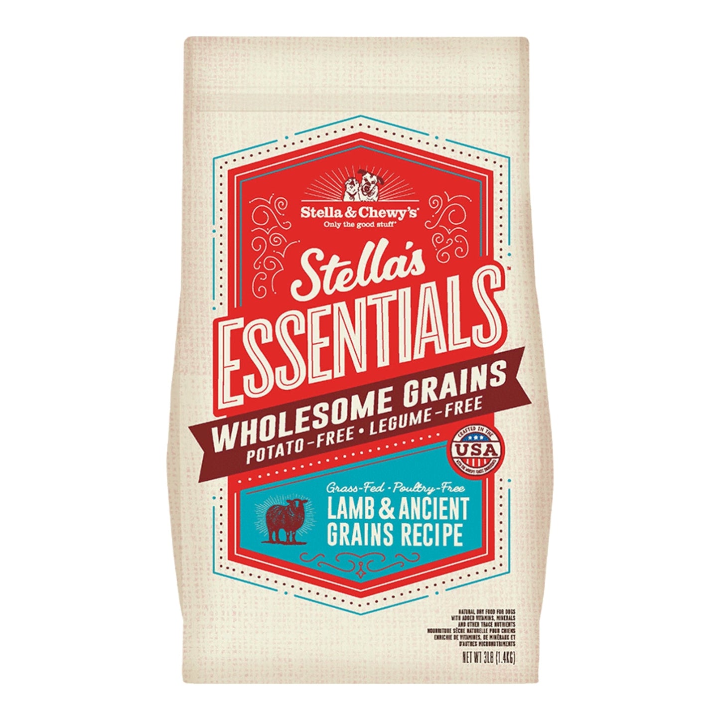 Stella & Chewy's Dog Essentials Lamb & Ancient Grains