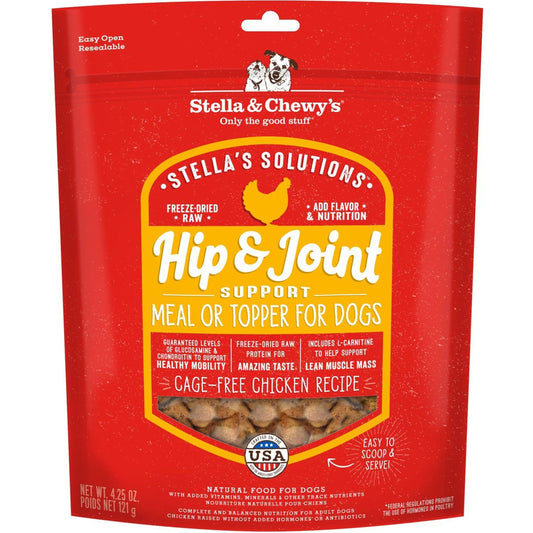 Stella and  Chewys Dog Solutions Hip and Joint Support Chicken 4.25oz.