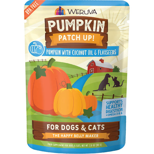 Weruva Dog Cat Pumpkin Coconut Oil Pouch (Case of 12)