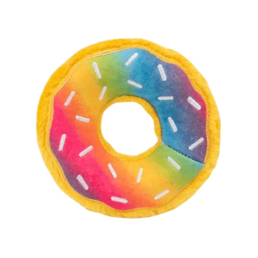 ZippyPaws Donutz Dog Toy Rainbow 1ea/MD