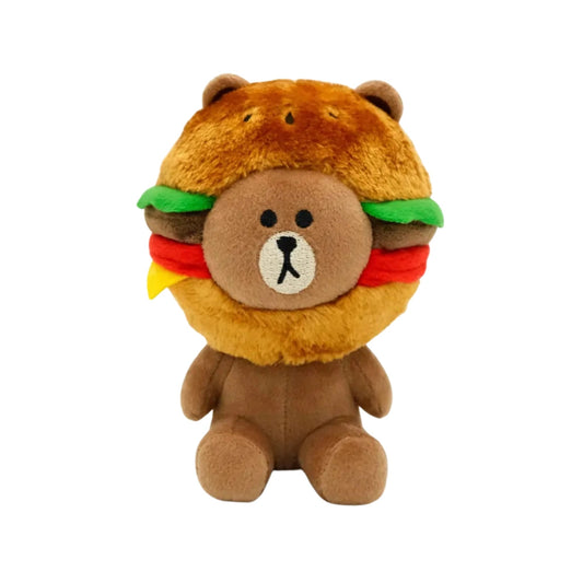 Zippypaws Linefriends Brown Plush-Burger Time Medium
