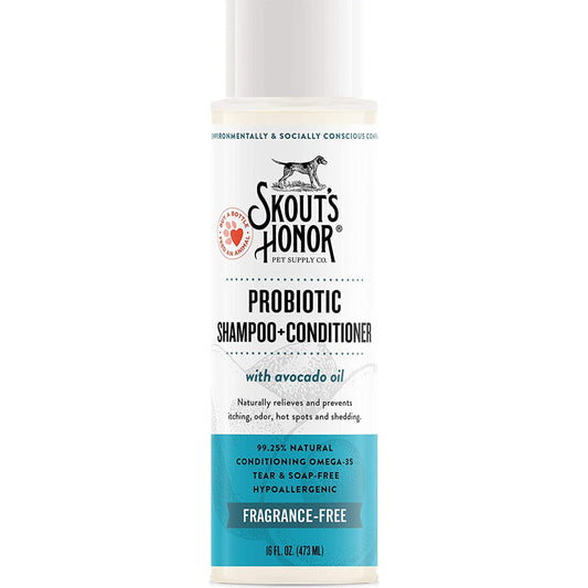 Skouts Honor Dog Probiotic Shampoo-Conditioner For Puppies 16oz.
