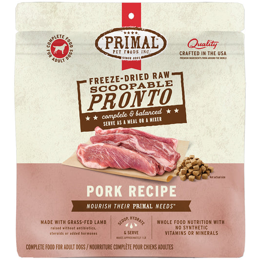 Primal Dog Freeze-Dried Pronto Pork