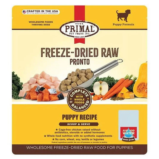 Primal Dog Freeze-Dried Pronto Puppy Chicken Salmon
