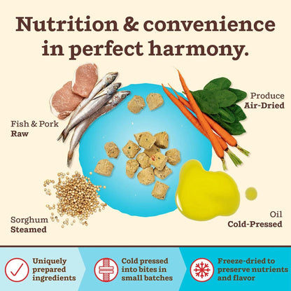 Primal Dog Freeze-Dried Kibble In The Raw Fish