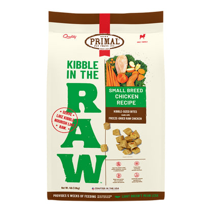 Primal Dog Freeze-Dried Kibble In The Raw Small Breed