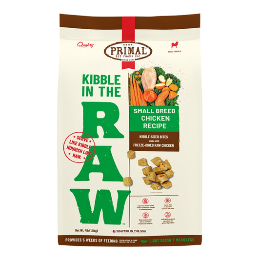 Primal Dog Freeze-Dried Kibble In The Raw Small Breed