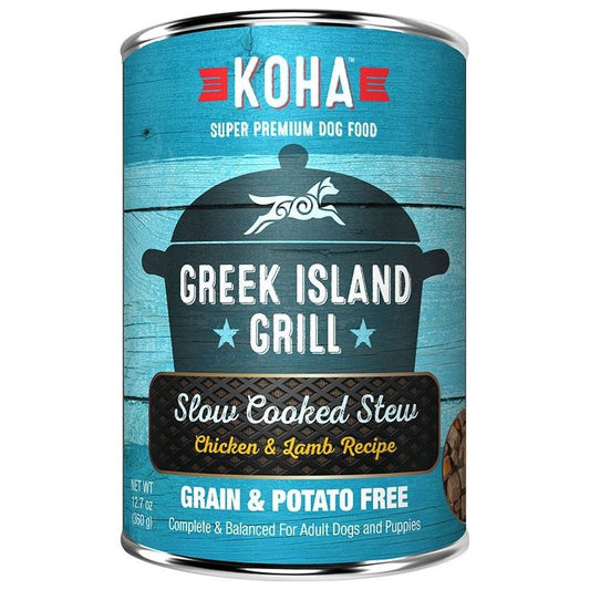 Koha Dog Grain Free Greek Island Stew 12.7oz. (Case of 12)