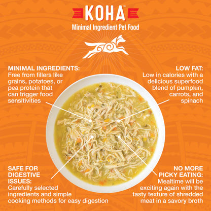 Koha Dog Grain Free Shredded Chicken