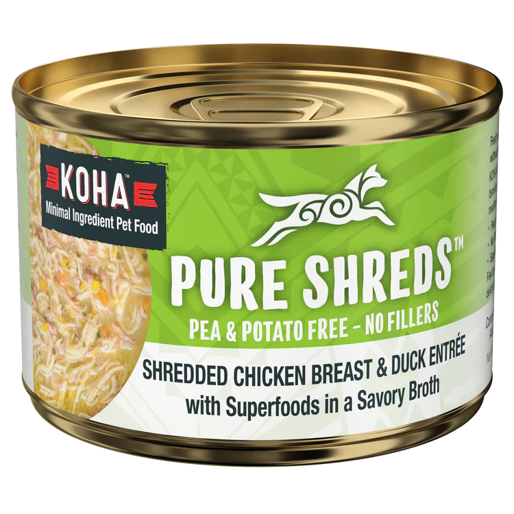 Koha Dog Grain Free Shredded Chicken And Duck